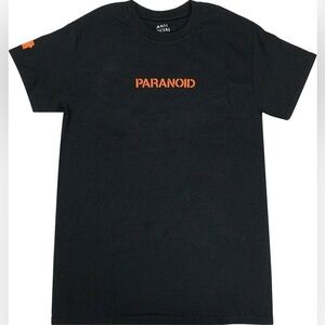 Anti Social Social Club x Undefeated Paranoid Black T shirt